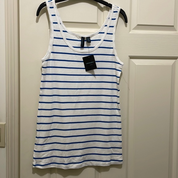 Cynthia Rowley striped tank top (sz XL) - Picture 1 of 7